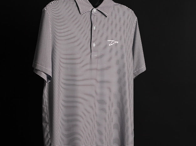 Black Striped Polo