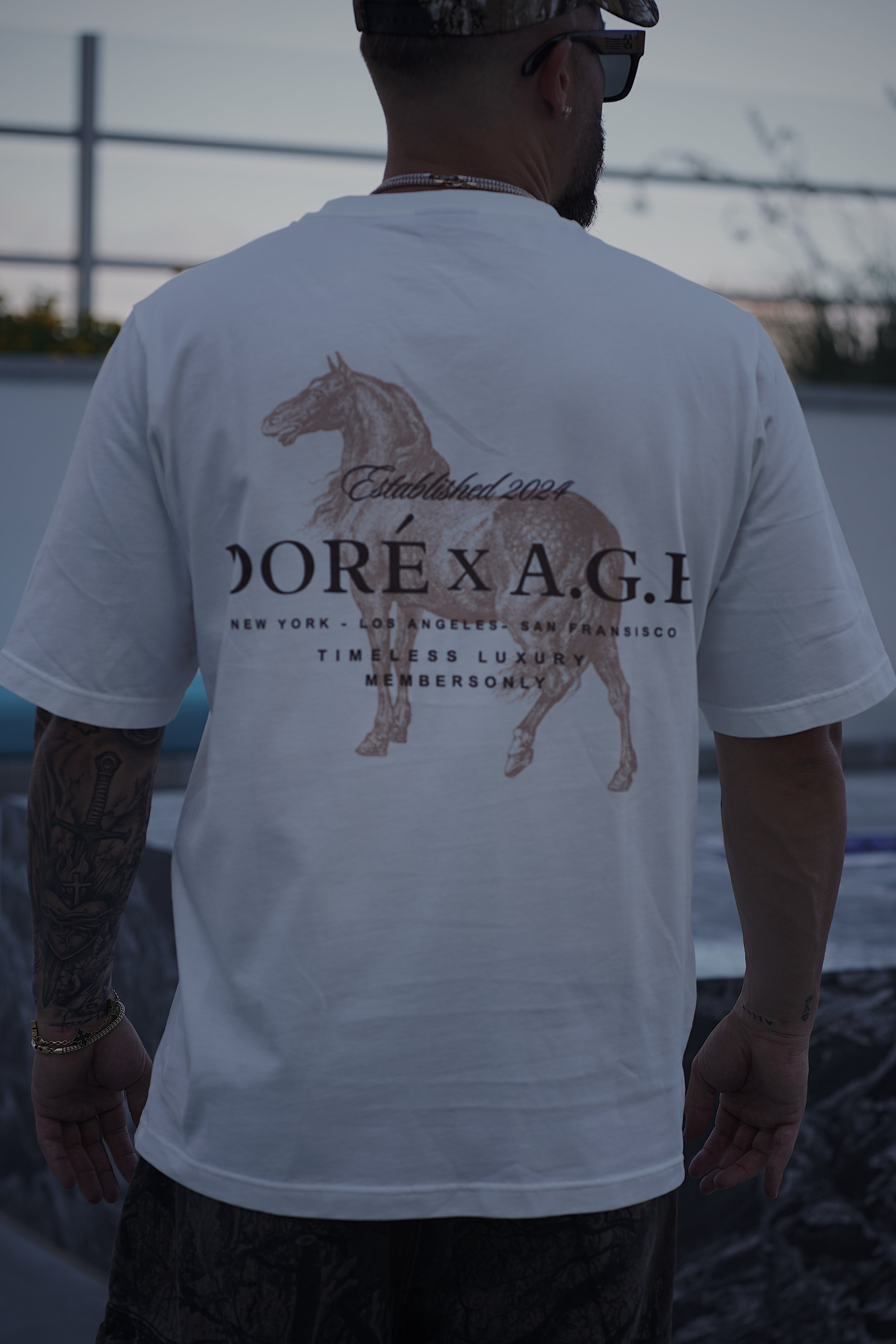 Members Only White Tee