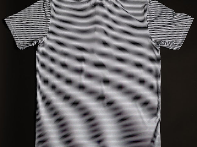 Black Striped Polo