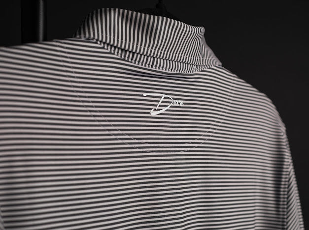 Black Striped Polo