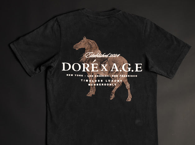Members Only Black Tee