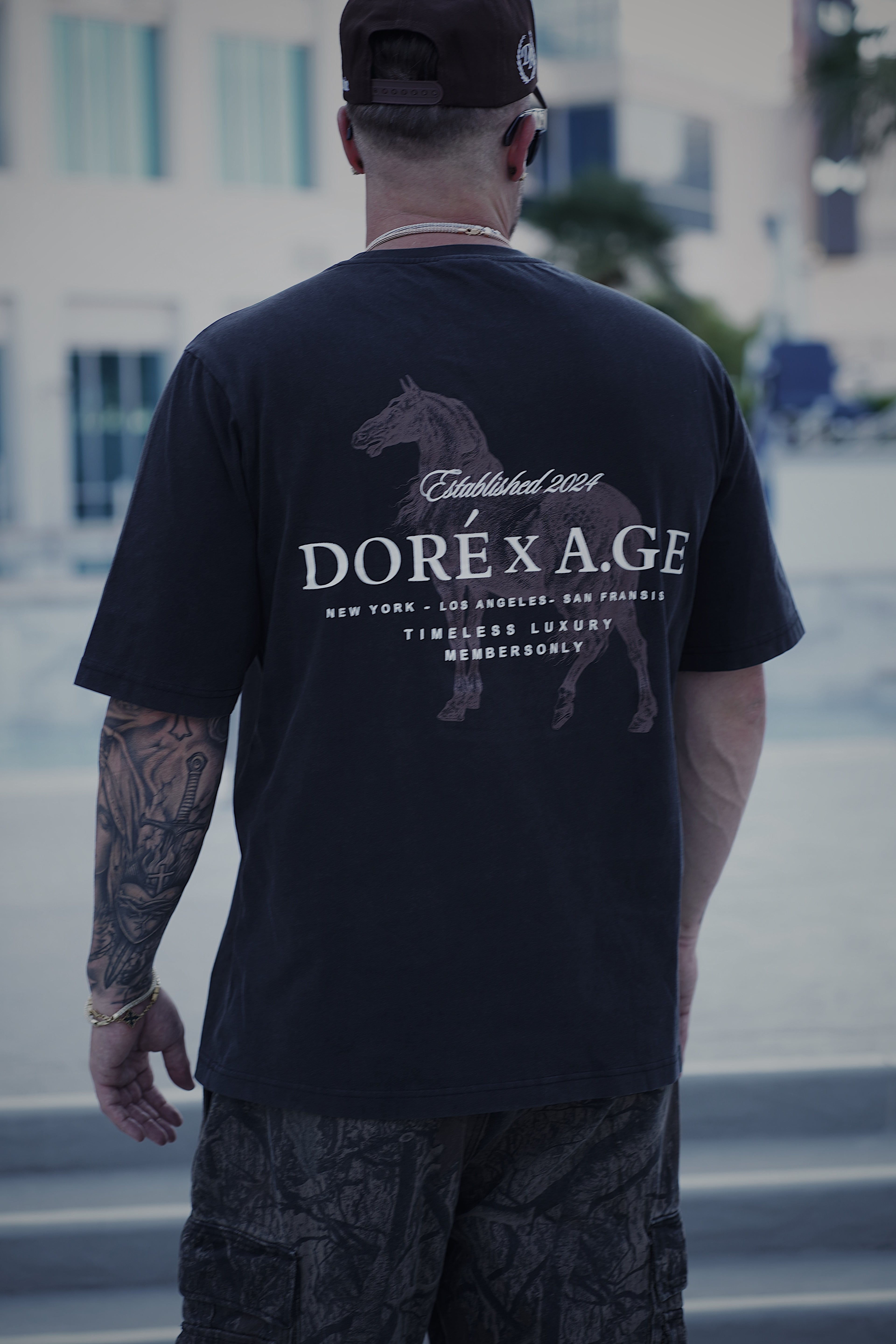 Members Only Black Tee