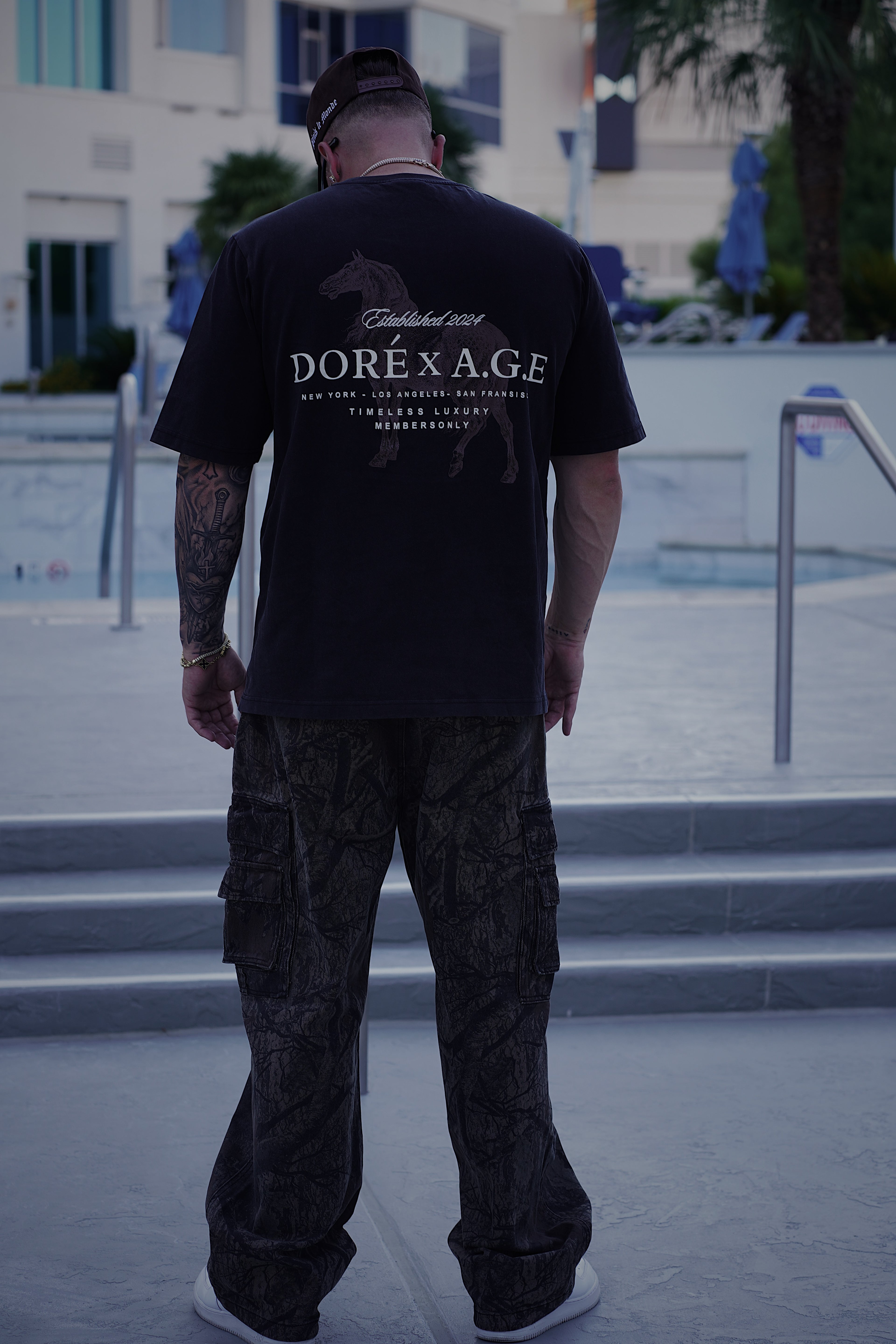 Members Only Black Tee